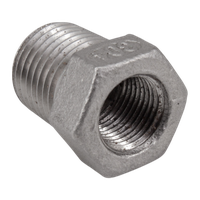 Футорка нержавеющая, AISI304 DN8 x DN 6 (1/4" x 1/8"), (CF8), PN16