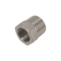 Футорка нержавеющая, AISI304 DN15 x DN10 (1/2" x 3/8"), (CF8), PN16