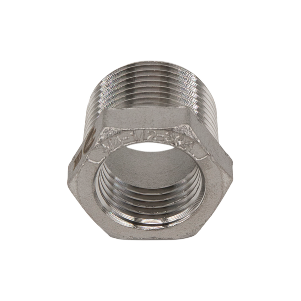 Футорка нержавеющая, AISI304 DN20 x DN15 (3/4" x 1/2"), (CF8), PN16