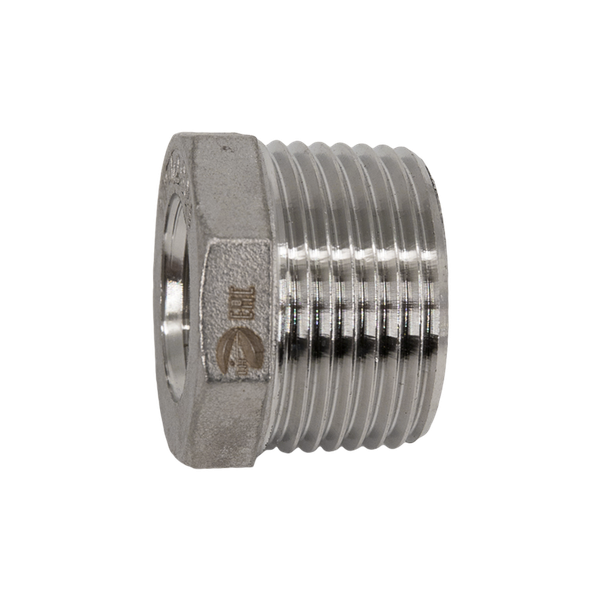 Футорка нержавеющая, AISI304 DN25 x DN15 (1" x 1/2"), (CF8), PN16