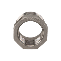 Футорка нержавеющая, AISI304 DN25 x DN20 (1' x 3/4"), (CF8), PN16