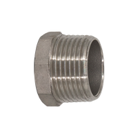 Футорка нержавеющая, AISI304 DN25 x DN20 (1' x 3/4"), (CF8), PN16