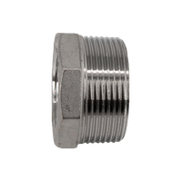 Футорка нержавеющая, AISI304 DN40 x DN25 (1_1/2" x 1"), (CF8), PN16