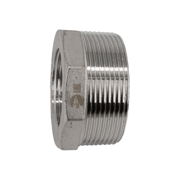 Футорка нержавеющая, AISI304 DN50 x DN32 (2' x 1_1/4"), (CF8), PN16