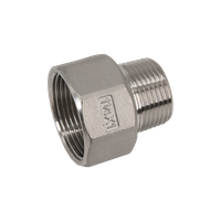 Футорка обратная нержавеющая, AISI304 DN32 x DN25 (1_1/4" x 1"), (CF8), PN16