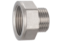 Футорка обратная нержавеющая, AISI304 DN32 x DN15 (1_1/4" x 1/2"), (CF8), PN16