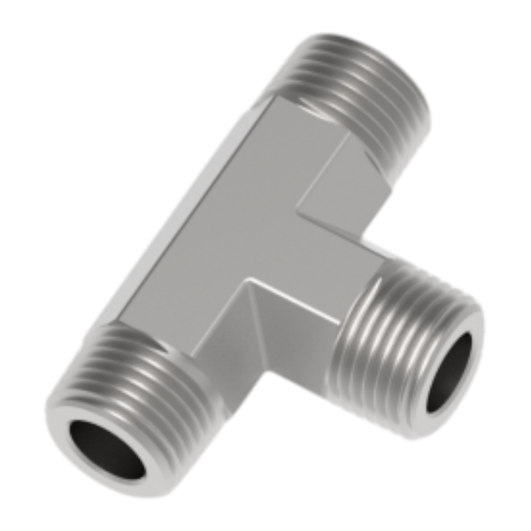 H-SMT тройник с наружными резьбами ( нр.NPT 3/8" )