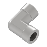 H-SWLA соединитель угловой ( приварка.внахл.Д 1/4" x приварка.внахл.Д 1/4" )