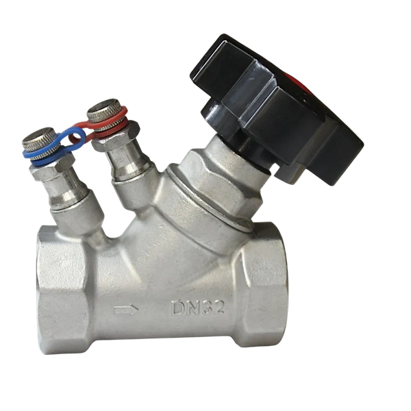 Клапан балансировочный ручной муфтовый нержавеющий, AISI304 DN32 (1 1/4"), (CF8), PN16