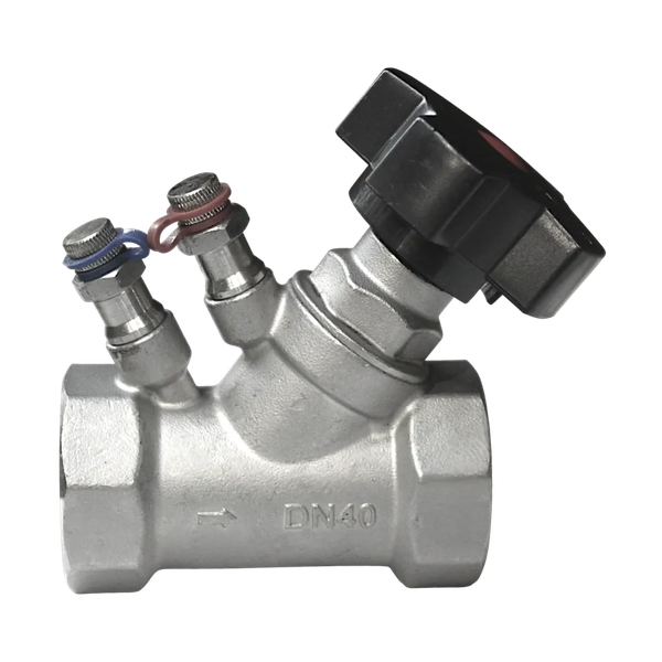 Клапан балансировочный ручной муфтовый нержавеющий, AISI304 DN40 (1 1/2"), (CF8), PN16