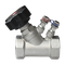 Клапан балансировочный ручной муфтовый нержавеющий, AISI304 DN40 (1 1/2"), (CF8), PN16