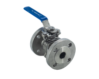 Кран шаровый фланцевый под привод нержавеющий (2PC), AISI304 DN25 (1"), (CF8), PN40