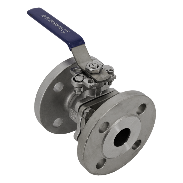 Кран шаровый фланцевый под привод нержавеющий (2PC), AISI304 DN32 (1_1/4"), (CF8), PN40