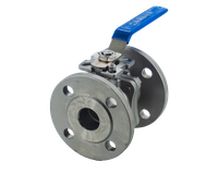 Кран шаровый фланцевый под привод нержавеющий (2PC), AISI304 DN40 (1_1/2"), (CF8), PN40