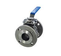 Кран шаровый фланцевый под привод нержавеющий (2PC), AISI304 DN65 (2_1/2"), (CF8), PN40