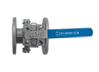 Кран шаровый фланцевый под привод нержавеющий (2PC), AISI304 DN65 (2_1/2"), (CF8), PN40