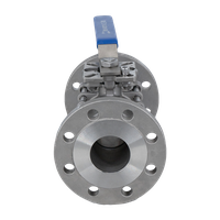 Кран шаровый фланцевый под привод нержавеющий (3PC), AISI316TI DN65 (2_1/2"), PN40