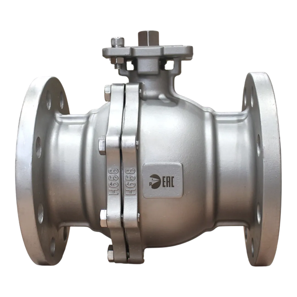 Кран шаровый фланцевый под привод нержавеющий (2PC), AISI304 DN 125 (5"), (CF8), PN40