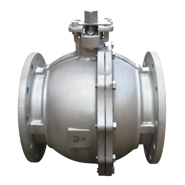 Кран шаровый фланцевый под привод нержавеющий (2PC), AISI304 DN 250 (10"), (CF8), PN16