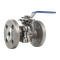 Кран шаровый фланцевый под привод нержавеющий (2PC), AISI304 DN15 (1/2"), (CF8), PN40