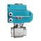 Кран шаровый муфтовый (2PC), AISI304 DN50 (2"), с электроприводом AC 220V (С-10)