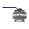 Кран шаровый муфтовый под привод нержавеющий (3PC), AISI304 DN100 (4"), (CF8), PN25