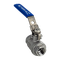 Кран шаровый муфтовый двусоставной с фиксатором нержавеющий (2PC), AISI304 DN15 (1/2"), (CF8), PN64