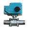 Кран шаровый приварной, AISI304 DN32 (1_1/4"), с электроприводом AC 24V (C-05)