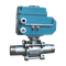 Кран шаровый приварной, AISI316 DN32 (1_1/4"), с электроприводом AC 380V (C-05)