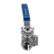 Кран шаровый трехходовой (T-тип) нержавеющий, AISI304 DN25 (1"), (CF8), PN64