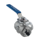 Кран шаровый трехходовой (T-тип) нержавеющий, AISI304 DN32 (1_1/4"), (CF8), PN40