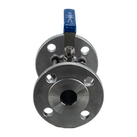 Кран шаровый фланцевый под привод нержавеющий (3PC), AISI304 DN32 (1_1/4"), (CF8), PN40