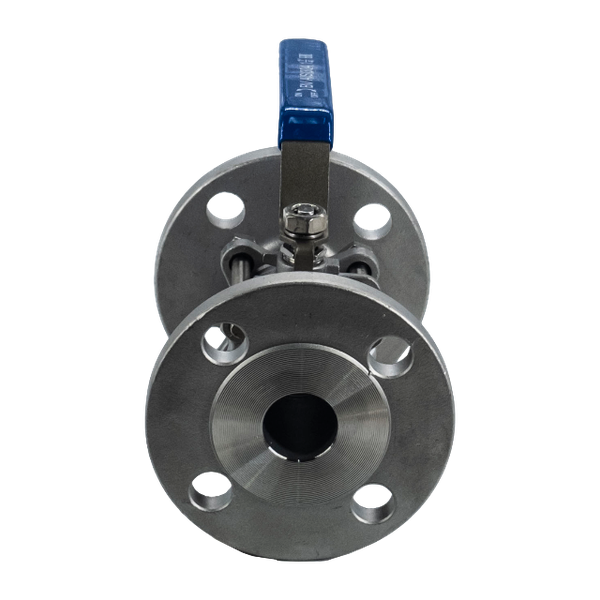 Кран шаровый фланцевый под привод нержавеющий (3PC), AISI304 DN32 (1_1/4"), (CF8), PN40