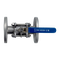 Кран шаровый фланцевый трехсоставной нержавеющий (3PC), AISI304 DN32 (1_1/4"), (CF8), PN40