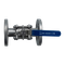 Кран шаровый фланцевый трехсоставной нержавеющий (3PC), AISI304 DN40 (1_1/2"), (CF8), PN40