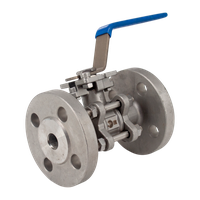 Кран шаровый фланцевый под привод нержавеющий (3PC), AISI316TI DN15 (1/2"), PN40