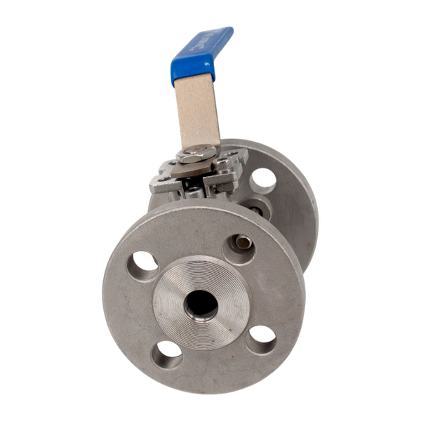 Кран шаровый фланцевый под привод нержавеющий (3PC), AISI316TI DN15 (1/2"), PN40