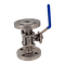 Кран шаровый фланцевый под привод нержавеющий (3PC), AISI304 DN20 (3/4"), (CF8), PN40