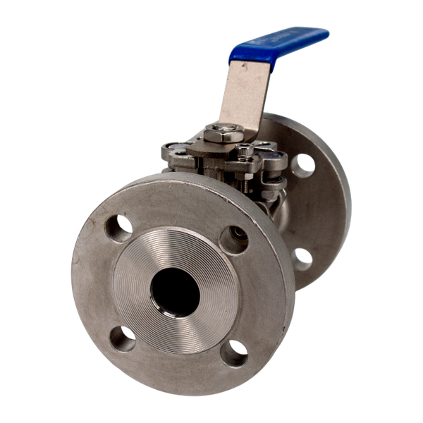 Кран шаровый фланцевый под привод нержавеющий (3PC), AISI304 DN25 (1"), (CF8), PN40