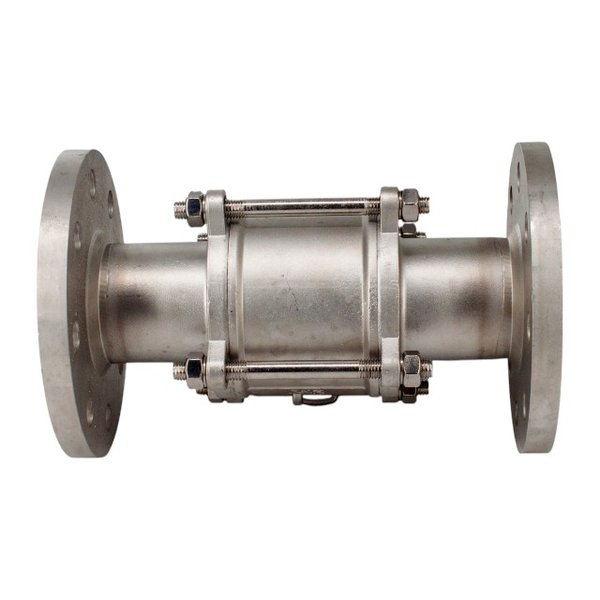 Кран шаровый фланцевый под привод нержавеющий (3PC), AISI304 DN65 (2_1/2"), (CF8), PN40