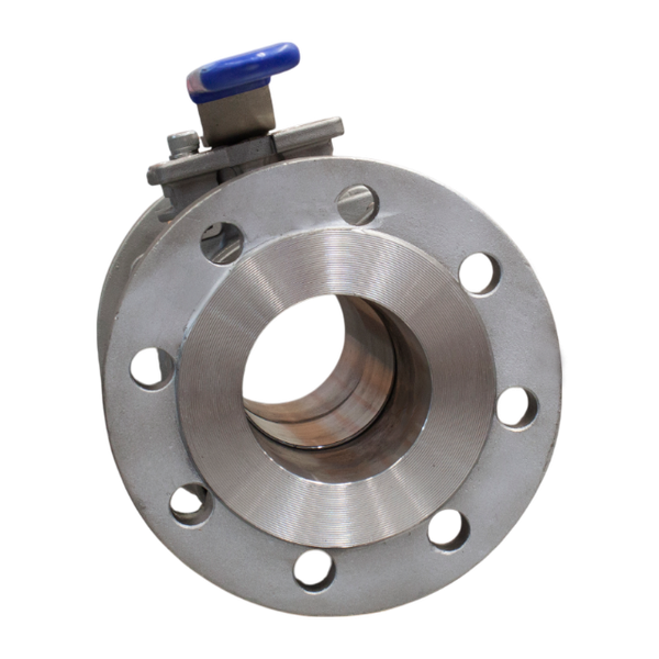 Кран шаровый фланцевый под привод нержавеющий (3PC), AISI304 DN80 (3"), (CF8), PN40