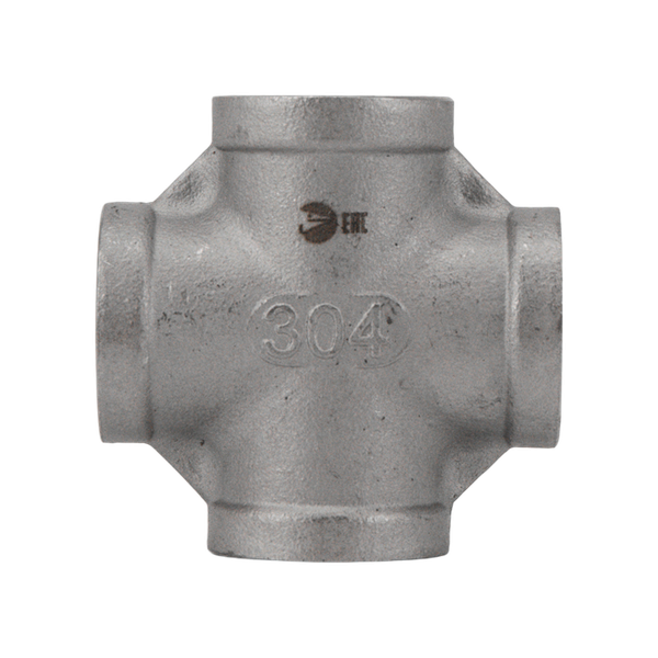Крестовина нержавеющая, AISI304 DN 8 (1/4""), (CF8), PN16