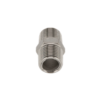 Ниппель резьбовой нержавеющий, AISI304 DN15 (1/2"), (CF8), PN16