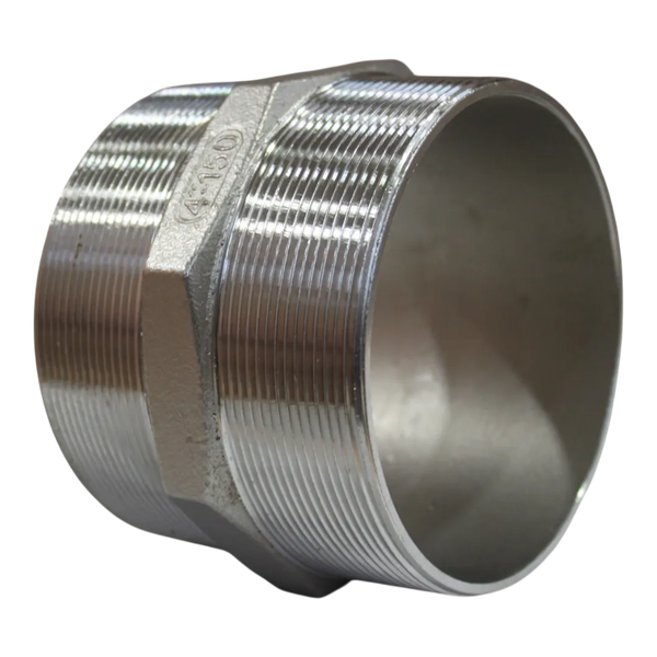 Ниппель резьбовой нержавеющий, AISI304 DN 100 (4"), (CF8), PN16