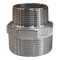 Ниппель резьбовой переходной нержавеющий, AISI304 DN50 х DN40 ( 2" х 1_1/2"), (CF8), PN16