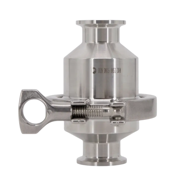 Обратный клапан Clamp DIN32676 нержавеющий, AISI304 DN15, (CF8), PN8