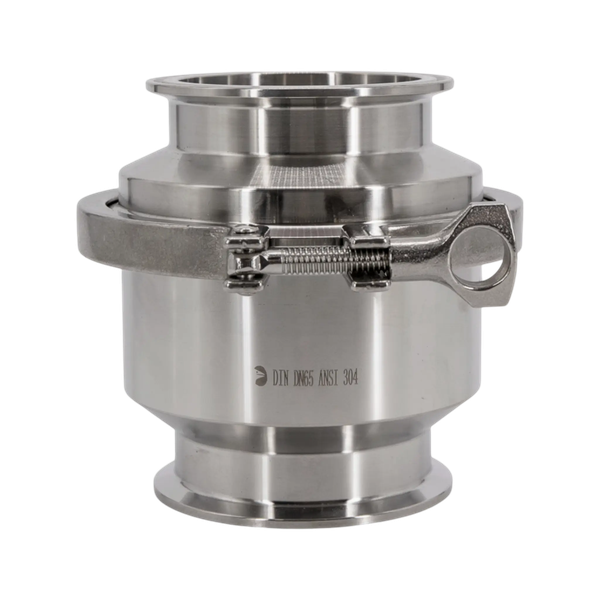 Обратный клапан Clamp DIN32676 нержавеющий, AISI304 DN65, (CF8), PN8