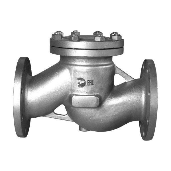 Обратный клапан фланцевый подъемный, AISI304 DN100 (4") (CF8) PN16