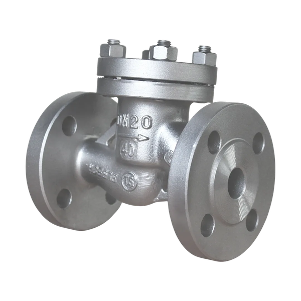 Обратный клапан фланцевый подъемный, AISI304 DN20 (3/4") (CF8) PN40