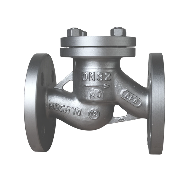 Обратный клапан фланцевый подъемный, AISI304 DN32 (1_1/4") (CF8) PN40